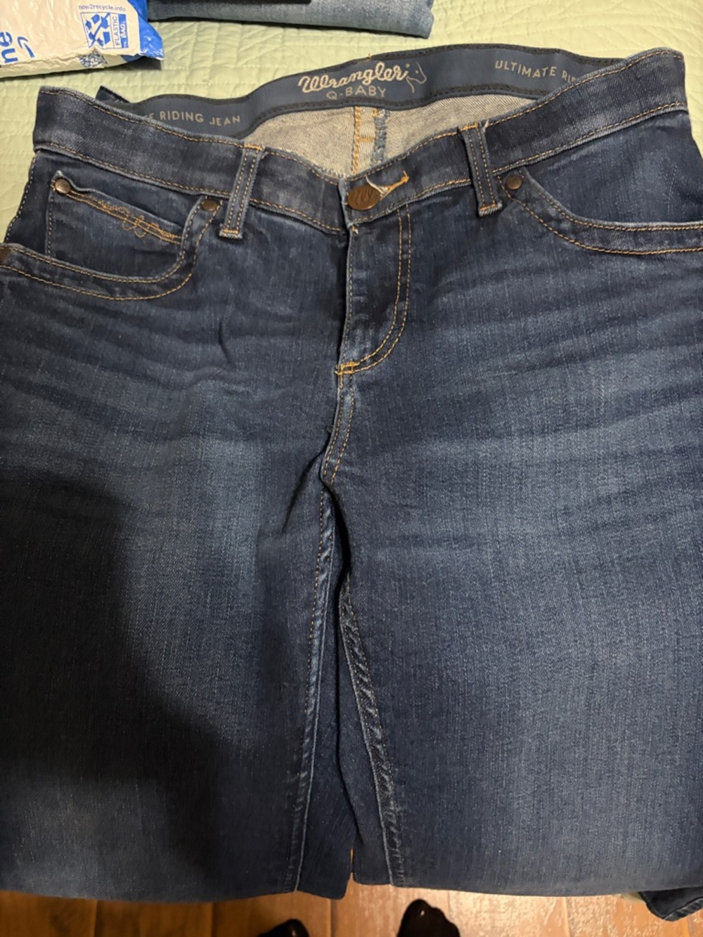 Wrangler Q Baby Dark Indigo Women’s Jeans 9x30